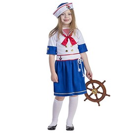 Dress Up America Sailor Girl Costume - Beautiful Dress Up Set for Role Play