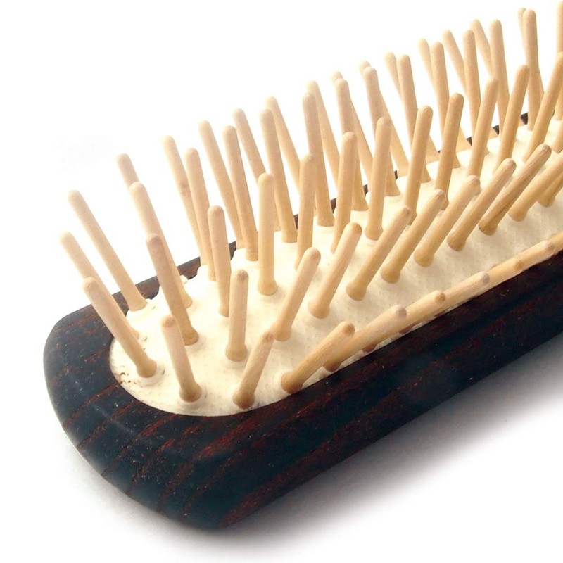 Redecker Redecker Wood Pin Brush (Thermo Wood Straight Pin Square)