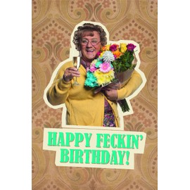 Danilo Promotions Birthday Card, Mrs Browns Boys Birthday Card, Birthday Card Mrs Browns Boys, Happy Birthday Card,Multi,7 x 5