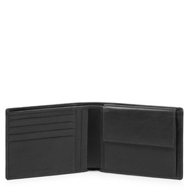 Piquadro Cube Coin Pouch, 13 cm, Black (Nero)