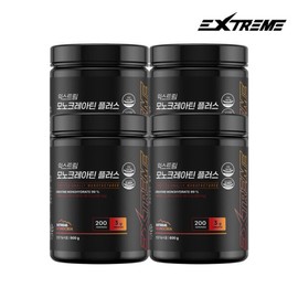(익스트림) 모노크레아틴 플러스 600g 4통(800일분) (Extreme) Monocreatine Plus 600g 4 Bottles (800 Days Supply)