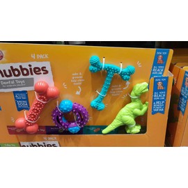 ARM AND HAMMER NUBBIES DENTAL TOYS 4 PACKS