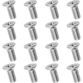NoBrand 16pcs Car Brake Disc Rotor Screws, Stainless Steel Retaining Screws for Front an
