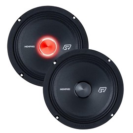 Memphis Audio 1 Pair of SRXP82 SRX Pro 8" 175w 4 Ohm Mid Drivers with LED