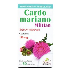 Cardo Mariano Puro Miltlan, 60 Cápsulas de 120 mg