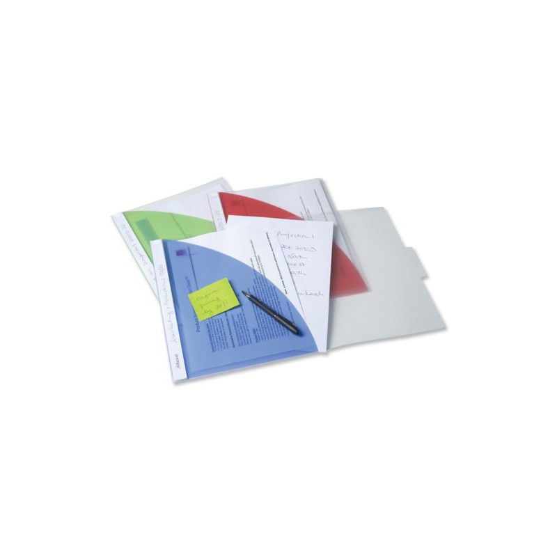 Rexel Smart Desk/2102042 A4 Display Book Clear/Red (Pack of 5