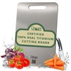Certified Titanium Cutting Board - 15x11 inch | 100% Pure
