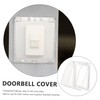 Tofficu Weatherproof Ring Doorbell Cover Plate Durable Protective Shield for