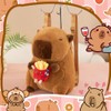 PyrrlicToy Capybara Plüsch Rucksack, Capybara Kinder Rucksack, Capybara Kuscheltier Plüschtier