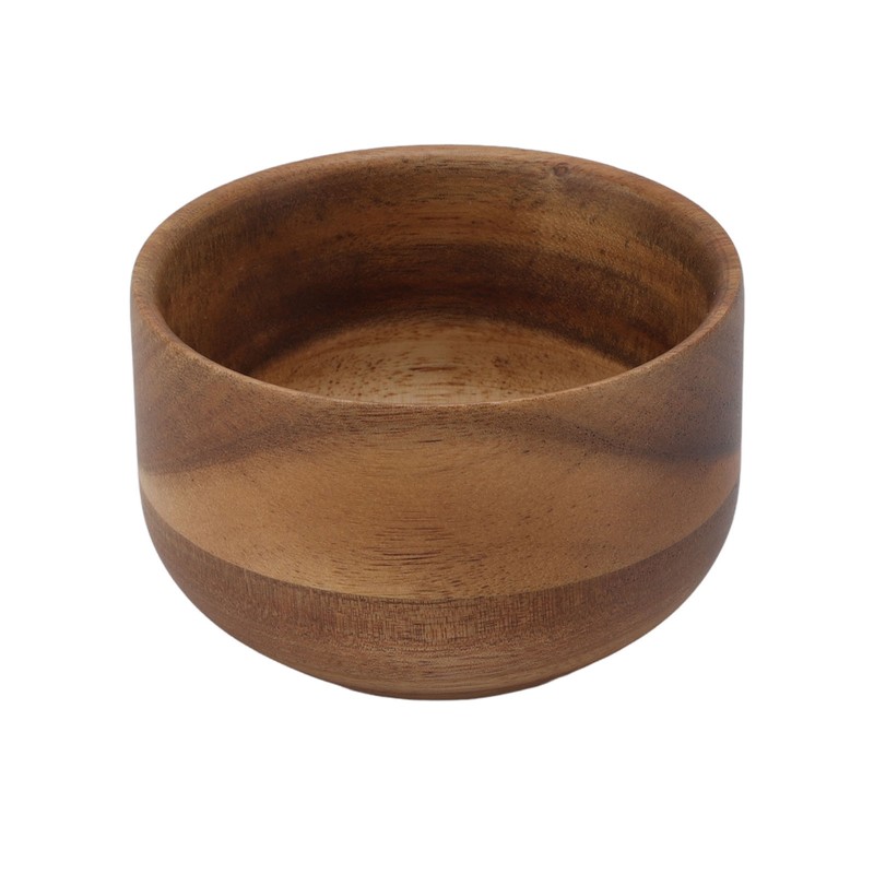 Wooden Men Shaving Bowl Burr Free Compact Shaving Cream Cup