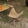 GORGECRAFT 2 Sets Outdoor Triangular Stool Covers 31.5cm Tripod Stool