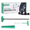 Prozwee Tire Valve Stem Core Quickly Replacement Tool Kit,Perfect Tool