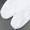 Kyoetsu Men's Tabi Socks, Stretch, White, Anti-Slip, wht, 25-26cm