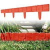 10pcs Landscape Edging Border Plastic Garden Fence Lawn Decorative Border