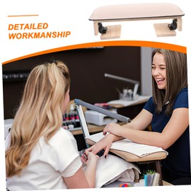 WOONEKY Nail Art Hand Rest Cushion Design for Manicure Table Elegant PU Wrist Support for Nail Salon Home Use Reduces Fatigue Lightweight Sturdy Essential