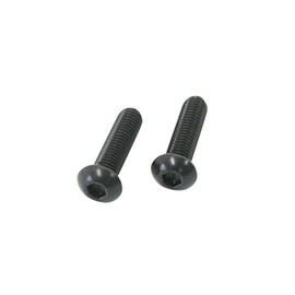 Cf Posh 831830-030 Black Stainless Steel Hex Socket Button Cap Bolts M8-P1.25 x30 2pcs
