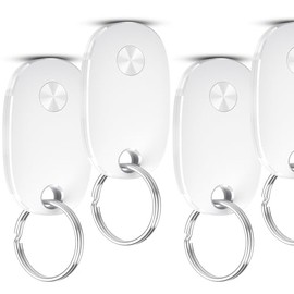 Smart Air Tag Tracker 1er Pack, Schlüsselfinder KeyFinder Kompatibel mit Apple Wo ist? APP (iOS NUR, Android Not Supported), Bluetooth Key Finder für Gepäck/Taschen/Koffer, Moon WE F6-EU-4WE2