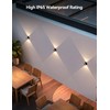 Tubicen Outdoor Wall Light Up and Down Wall Sconce Dimmable