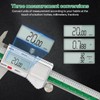 Digital Vernier Caliper IP54 Waterproof Professional Steel Micrometer 150mm/6" Metal