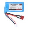 18650 7.4V 1300mAh Li Ion Battery Rechargeable Battery Fit for