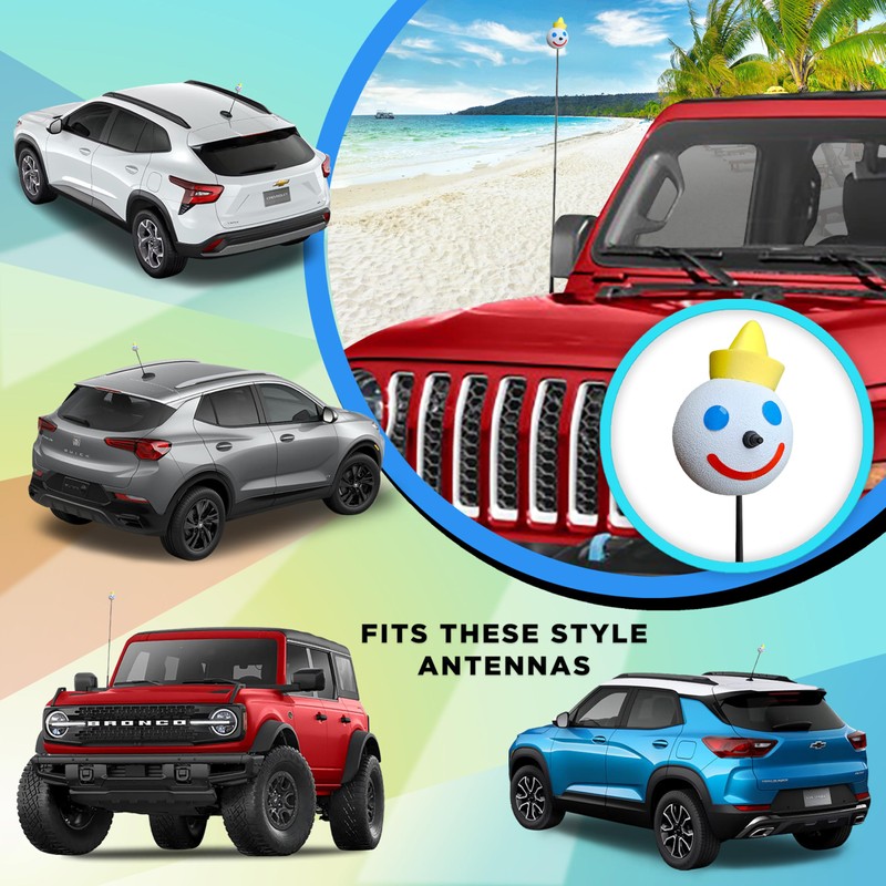 Original Jack in the Box Car, Truck, SUV Antenna Ball