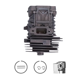 44mm Cylinder Piston Rings Pin Clips Set Replacement for Stihl MS251 Chainsaw Spare Parts