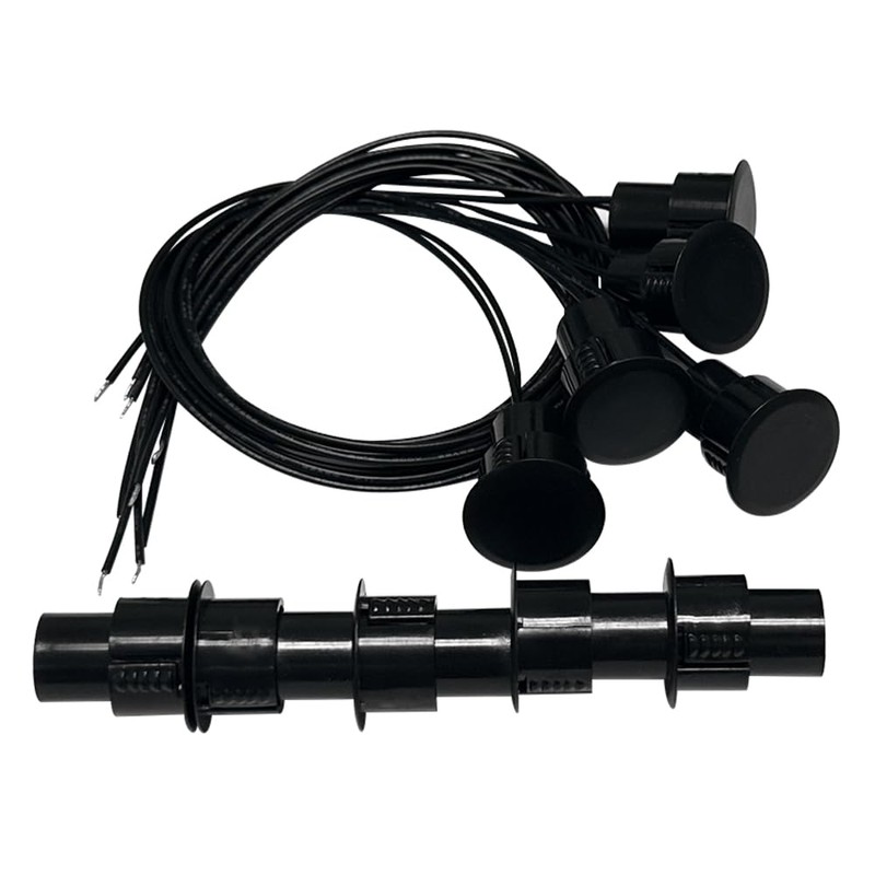 5 Sets Flush Mounted 3/4" Door Magnetic Contacts Alarm Switch