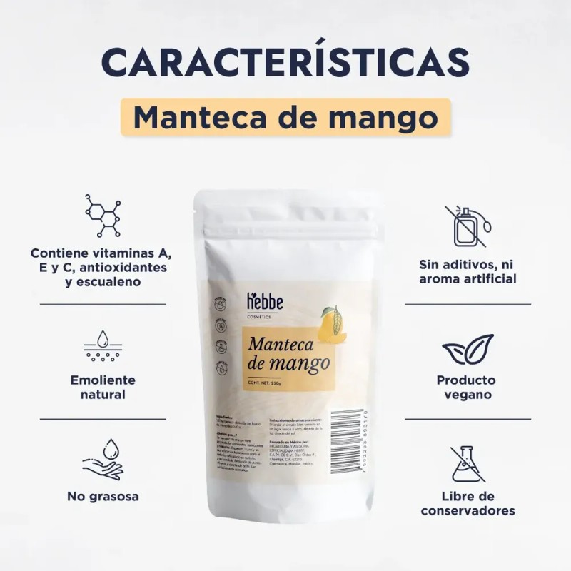 Manteca De Mango Pura Extra-hidratante Corporal Facial 250g