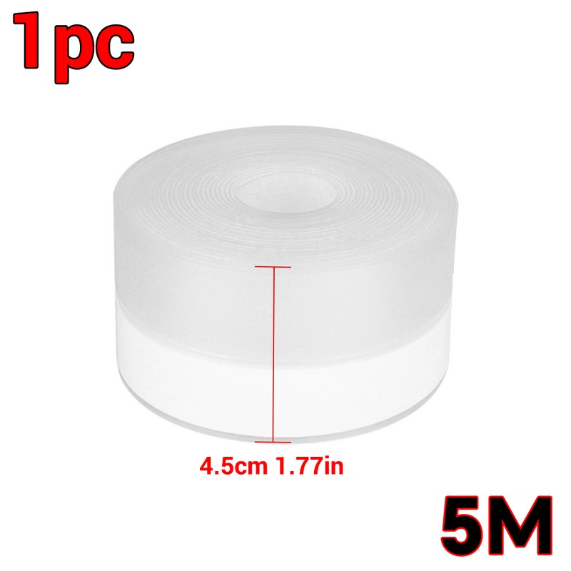Transparent Door Weather Stripping Seal for Gaps – Flexible Self-Adhesive