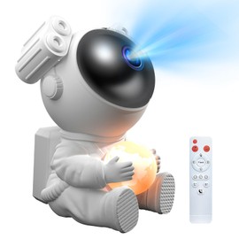 MYSTILUCK LED Astronaut Sternenhimmel Projektor mit Mond Nachtlicht, Galaxy Projektor mit Timer und Fernbedienung, Schlafzimmer Dekoration ?sthetik, Weihnachten, Geburtstag Geschenke fr Kinder und Erwachsene