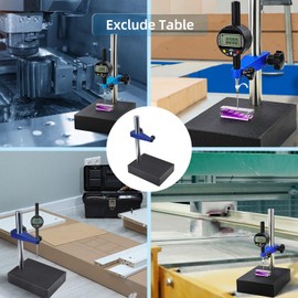 Marble Dial Test Stand,Digital Dial Indicator Pressure Gauge Base,Marble Base for Dial Indicator（12.7lb）