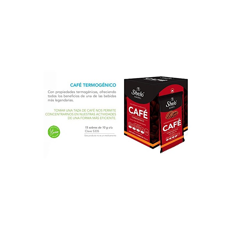 Sheló Nabel Cafe Termogenico Quemagrasa Reductivo Soluble En Agua O