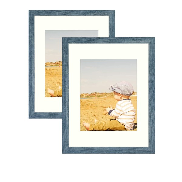 Golden State Art, 11x14 Picture Frames with Mat for 8x10