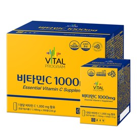 Vitamin Chong Kun Dang Vitamin C High Dose Vital Program 1000mg Vitamin Supplement 200 Tablets / 바이타민 종근당 비타민C 고용량 바이탈프로그램 1000mg 비타민 영양제 200정