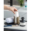 YHOJOY Ceramic Bathroom Cup Dispenser, 3 Oz Mouthwash Cup Dispenser