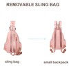 Xsecnua Small Sling Bag for Women, Mini Backpack Sling Backpack