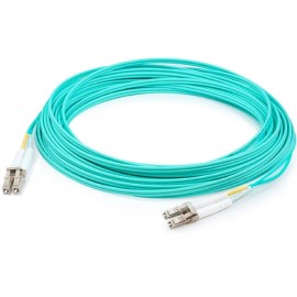 UD_AddOn 13m LC (Male) to LC (Male) Aqua OM3 Duplex Fiber OFNR (Riser-Rated) Patch Cable