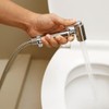sourcing map Brass Chrome Shower Head Shut Off Valve, G1/2"