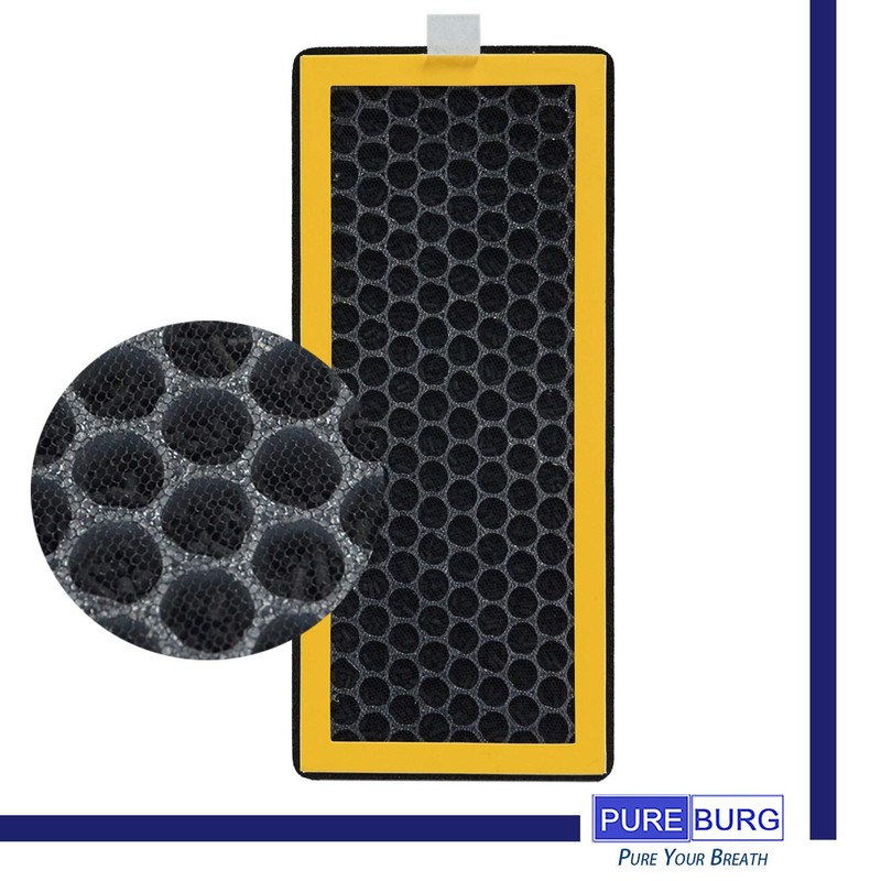 PUREBURG Replacement Filter Set Compatible with HoMedics AT-PET01 AT-PET02 TotalClean