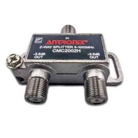 Cable Modem & MOCA Premium Coaxial 2-Way Splitter Ideal for Bidirectional RG-6 RG-59 Communications