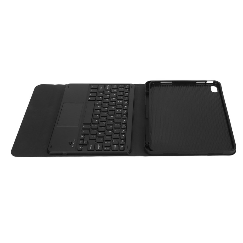 Tablet Case with Magnetic Keyboard Pencil Holder Touchpad for IOS