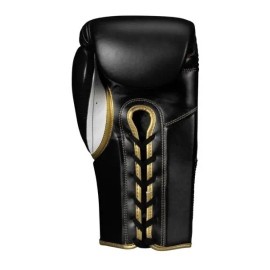 Guantes De Box Title Mex Piel Agujeta Bk 14,16 Y 18 Oz Fpx