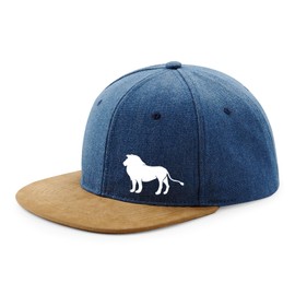 Huuraa Lion Silhouette Cap Gift Idea, denim, Unit size