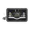 Truck Front Square LED Headlight with High Low Beam DRL