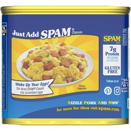 SPAM Less Sodium, 12 Oz (Pack Of 12)