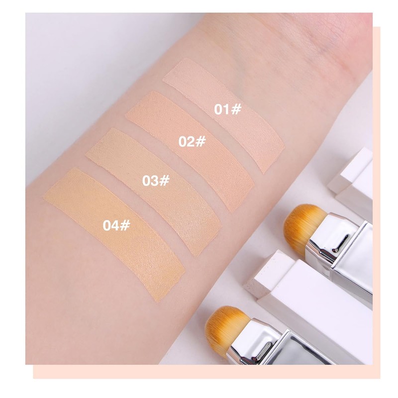 2 in 1 Color-Changing Foundation Stick, Cream Lumine Skin Stick,