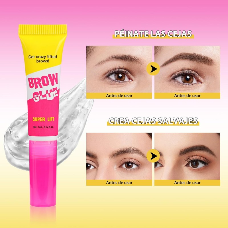 Gel de Cejas The Brow Glue de GIVOOBE – Natural,