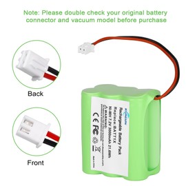 KUNLUN 7.2V Battery for 2GIG BATT1X BATT2X BATT1 GC2 2GIG-CNTRL2 2GIG-CP2 GCKIT311 228844 Go Control Panel Security Alarm System 6MR2000AAY4Z 10-000009-001 10-000013-001 Linear PERS-4200