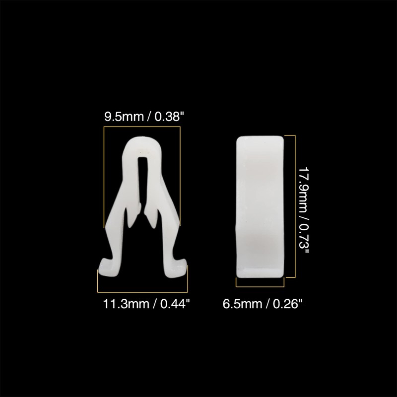 X AUTOHAUX Plastic Nylon Switch Bezel Clip for Car 90467-10203