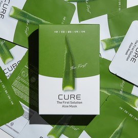 Kim Jeong-mun Aloe [Kim Jung Moon Aloe] Cure The First Aloe Mask Pack Season 2 (50 Sheets) / [김정문알로에] 큐어 더 퍼스트 알로에 마스크팩 시즌2 (50매)